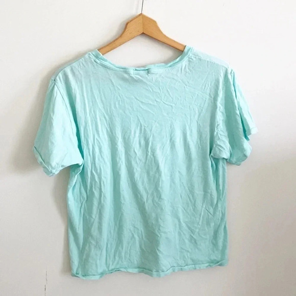 Wildfox light blue tacos & margs graphic baby doll t-shirt - Picture 3 of 4